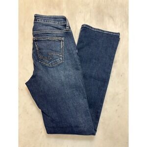 Silver Jeans Co Suki Slim Bootcut Dark Wash Denim Jeans W29 L33 L93616EDK315